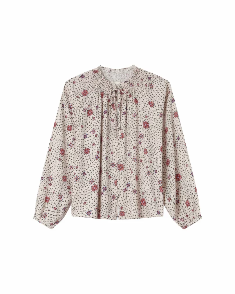 Blouse manches longues imprimé floral SCARLETT - Grace&Mila
