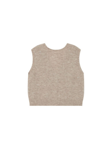 Cardigan sans manches en laine et mohair SANTA - Grace&Mila