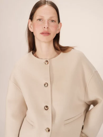 Manteau coupe boxy STOMY - Grace&Mila