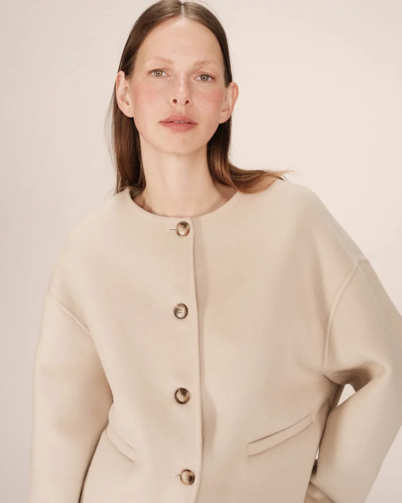 Manteau coupe boxy STOMY - Grace&Mila