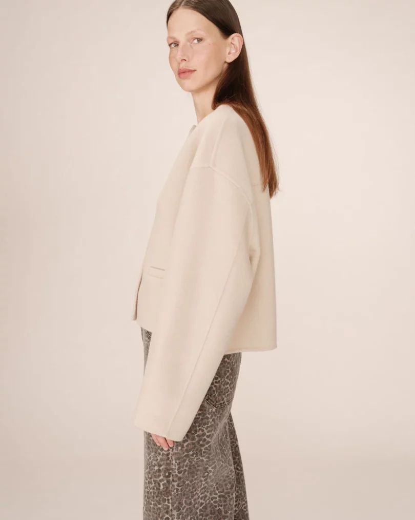 Manteau coupe boxy STOMY - Grace&Mila
