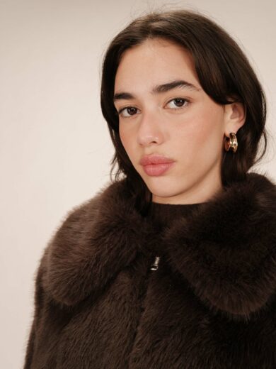 Manteau court en fausse fourrure Shonna - Grace&Mila
