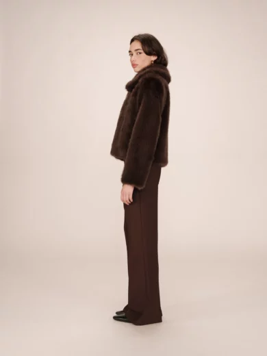 Manteau court en fausse fourrure Shonna - Grace&Mila