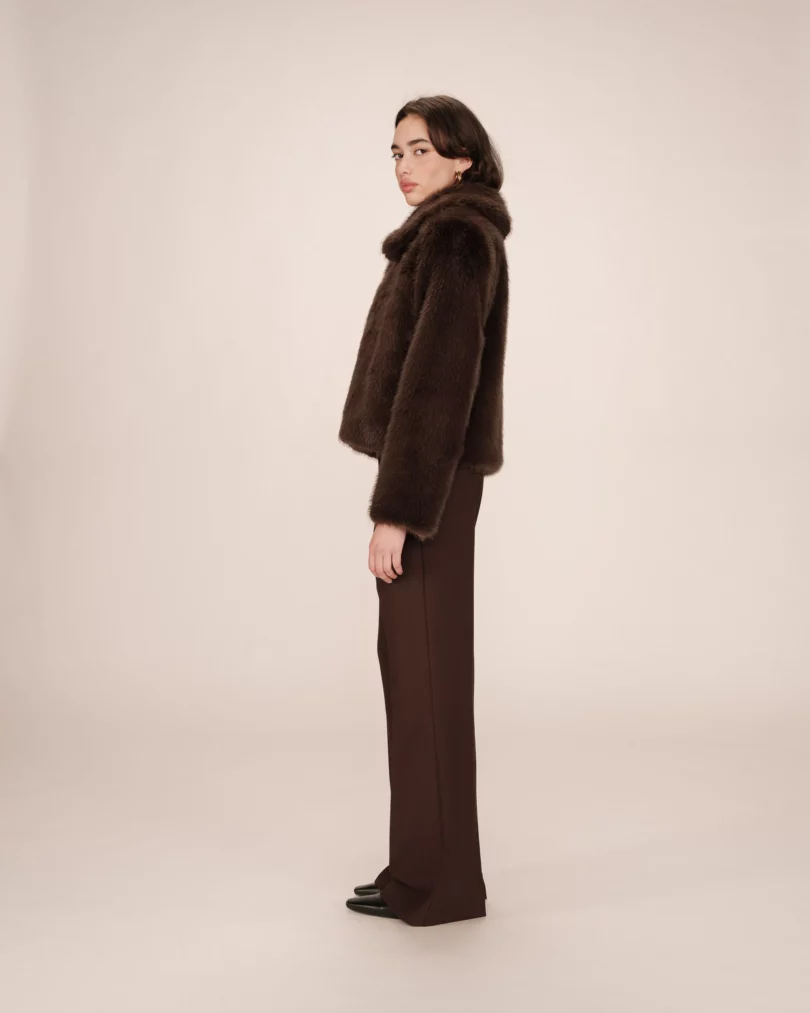 Manteau court en fausse fourrure Shonna - Grace&Mila