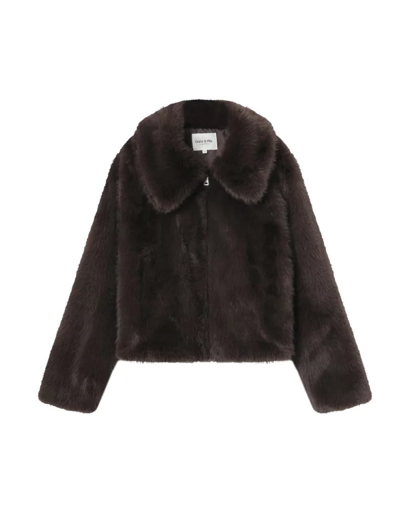 Manteau court en fausse fourrure Shonna - Grace&Mila