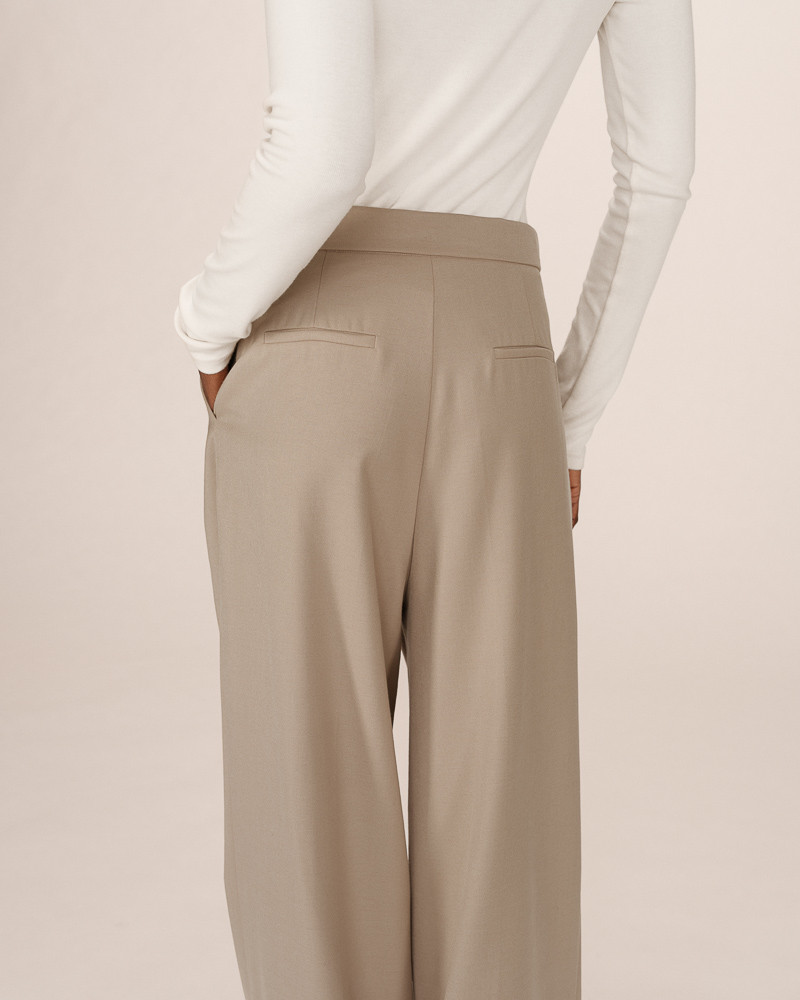 Pantalon de tailleur à plis STROKES - Grace&Mila
