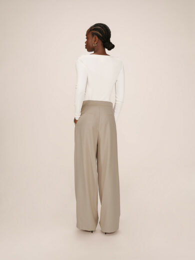 Pantalon de tailleur à plis STROKES - Grace&Mila