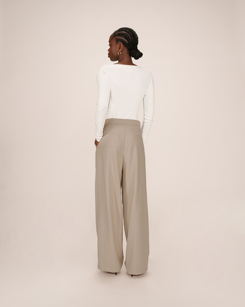Pantalon de tailleur à plis STROKES - Grace&Mila