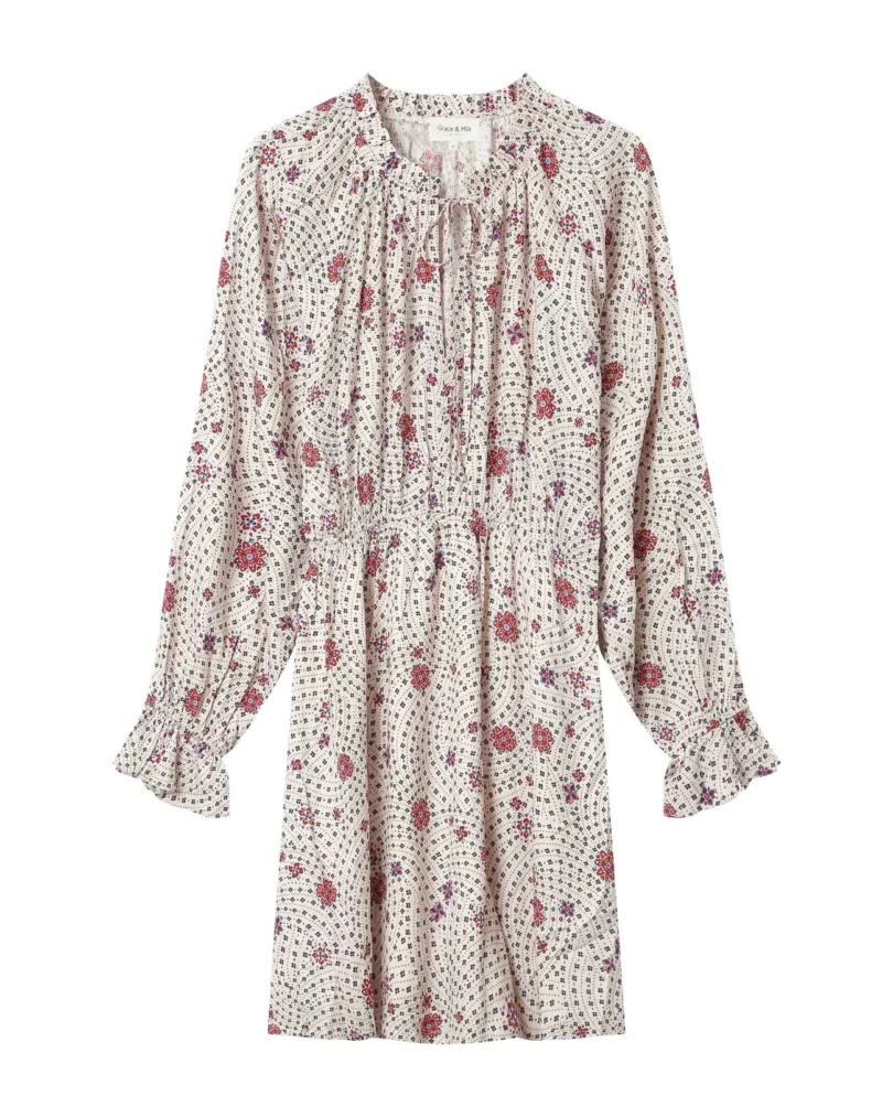 Robe courte imprimé SENTIMENTALE - Grace&Mila