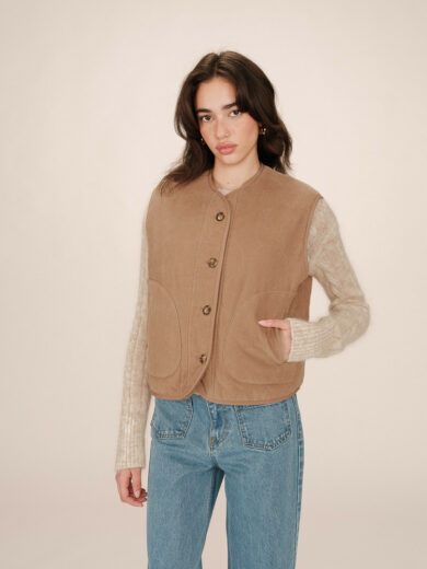 Veste sans manches matelassée et réversible SETH - Grace&Mila
