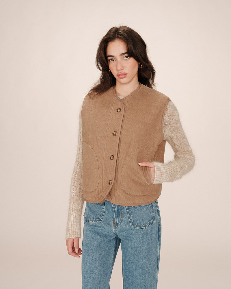 Veste sans manches matelassée et réversible SETH - Grace&Mila