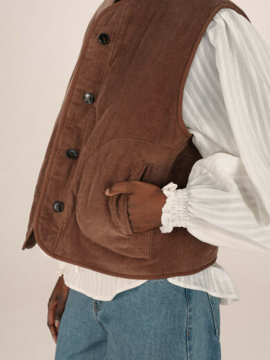 Veste sans manches matelassée et réversible SETH - Grace&Mila