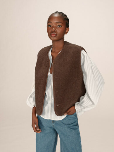 Veste sans manches matelassée et réversible SETH - Grace&Mila