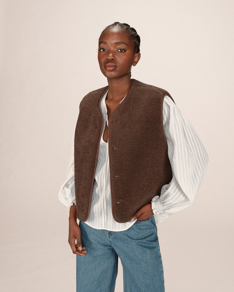 Veste sans manches matelassée et réversible SETH - Grace&Mila