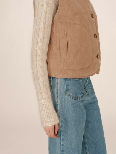 Veste sans manches matelassée et réversible SETH - Grace&Mila