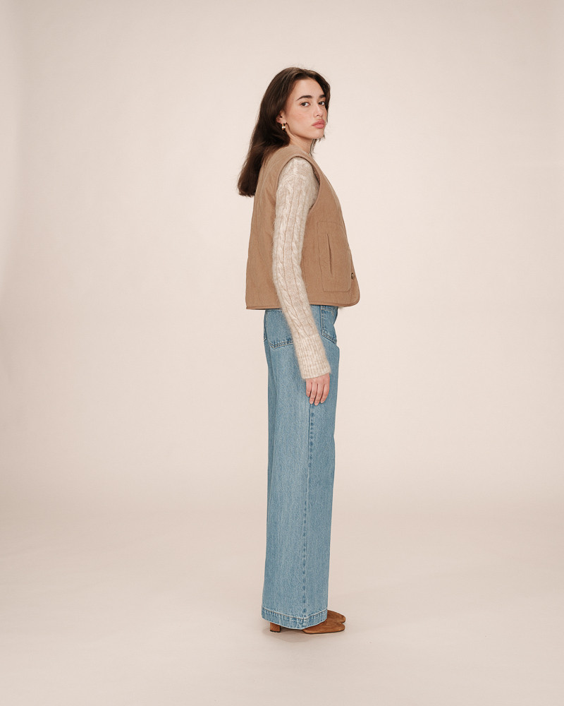Veste sans manches matelassée et réversible SETH - Grace&Mila