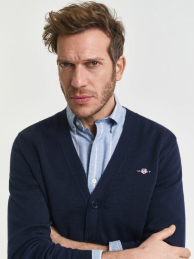 Cardigan décontracté en coton - GANT