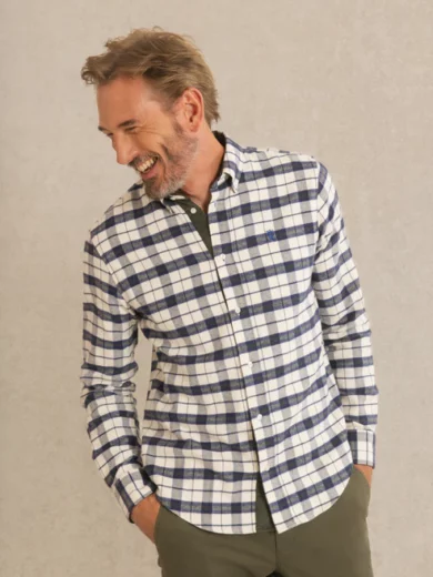 Chemise Regular en flanelle - Vicomte A
