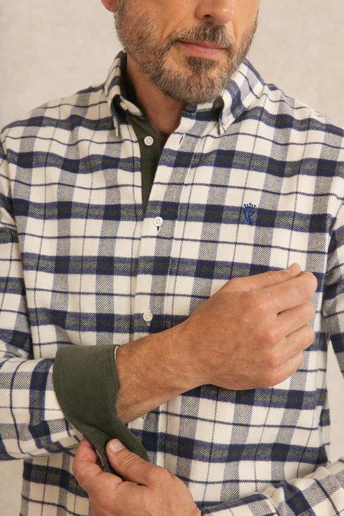 Chemise Regular en flanelle - Vicomte A