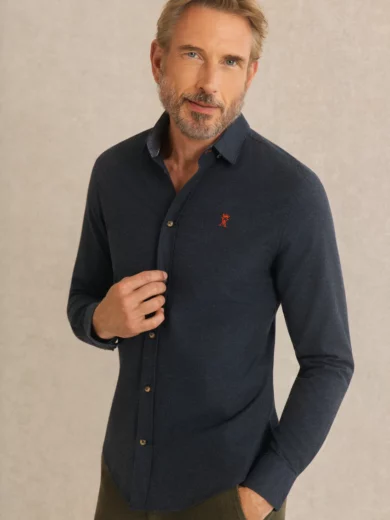 Chemise Slim en flanelle - Vicomte A
