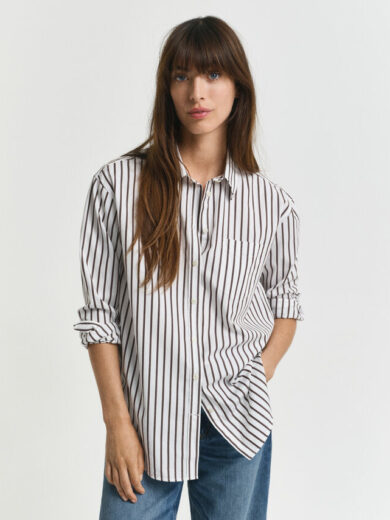 Chemise coupe décontractée à rayures - GANT