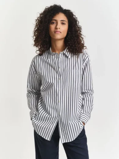 Chemise coupe décontractée à rayures - GANT