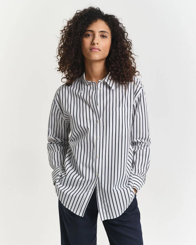 Chemise coupe décontractée à rayures - GANT