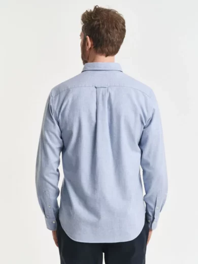 Chemise coupe regular en flanelle chinée - GANT