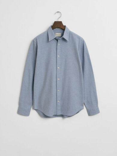 Chemise coupe regular en flanelle chinée - GANT