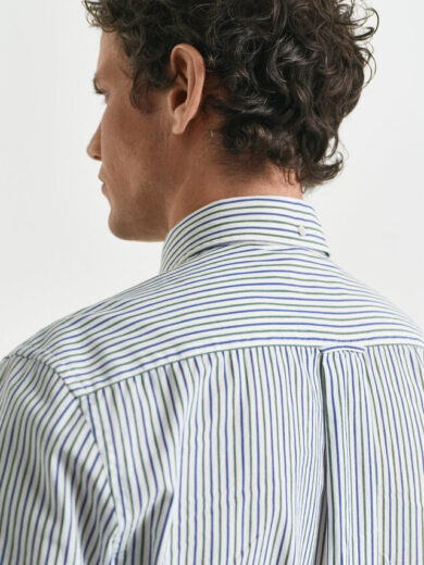Chemise coupe regular en popeline à rayures - GANT