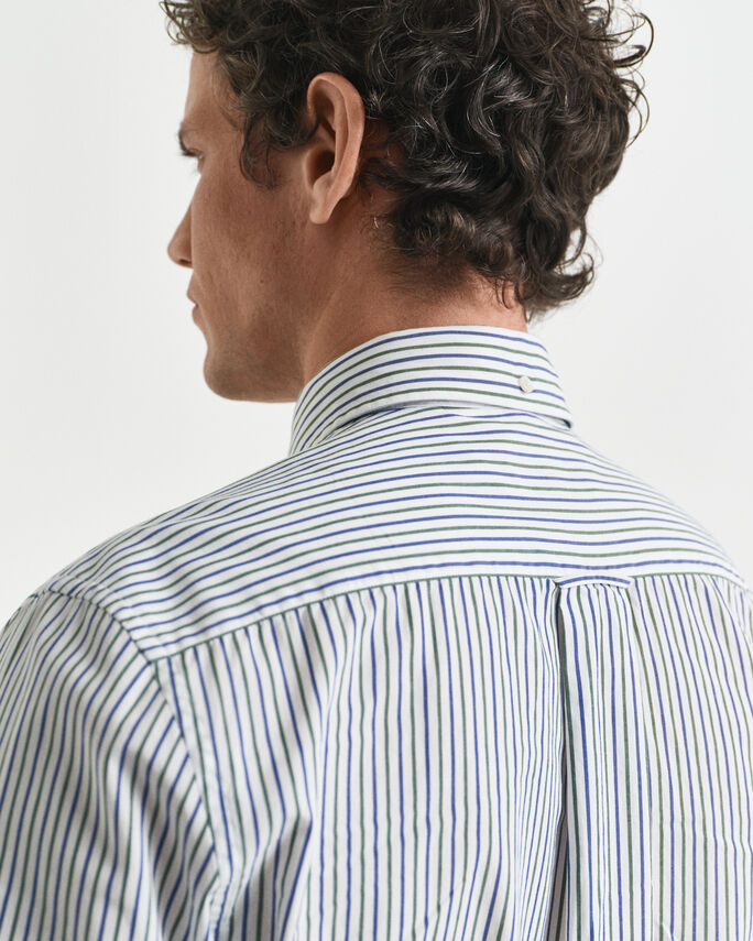 Chemise coupe regular en popeline à rayures - GANT