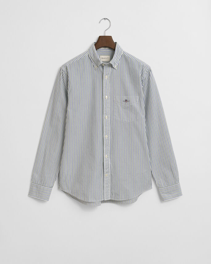 Chemise coupe regular en popeline à rayures - GANT