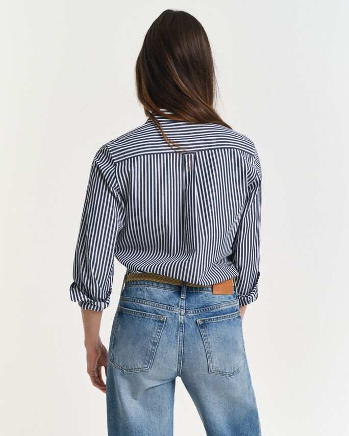Chemise coupe regular en popeline à rayures - GANT