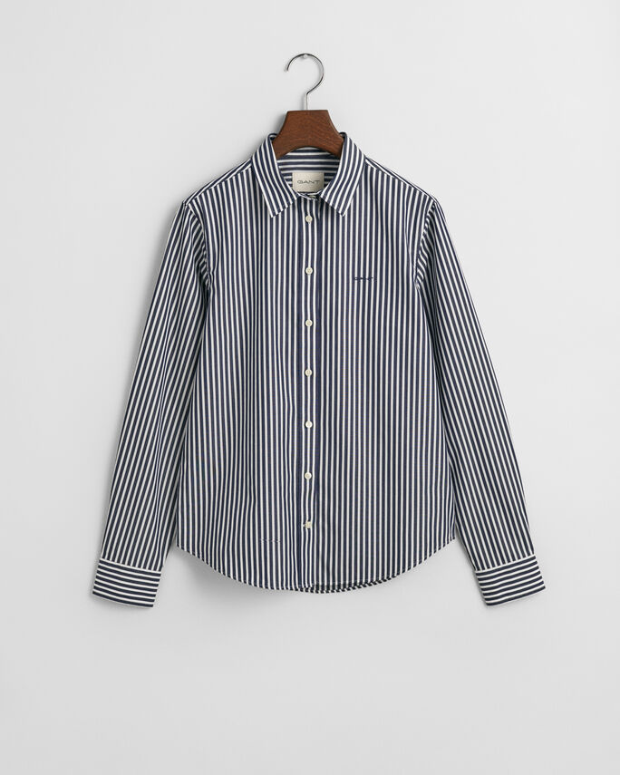 Chemise coupe regular en popeline à rayures - GANT