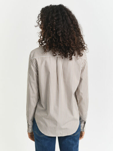 Chemise coupe regular en popeline à rayures - GANT