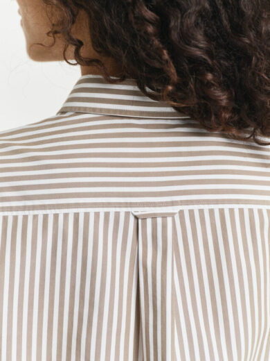 Chemise coupe regular en popeline à rayures - GANT