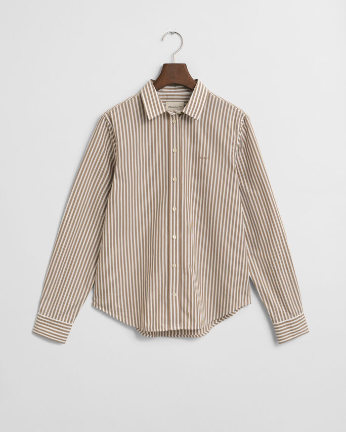 Chemise coupe regular en popeline à rayures - GANT