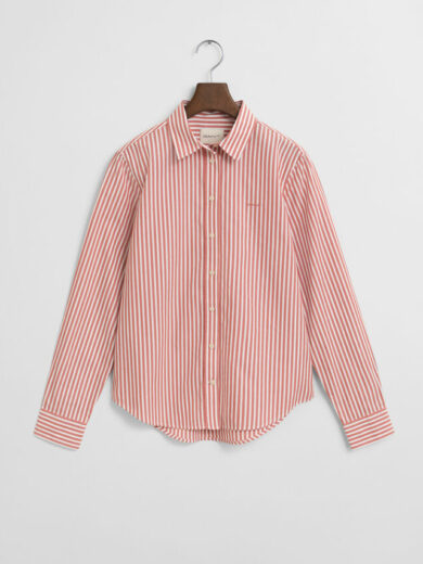 Chemise coupe regular en popeline à rayures - GANT