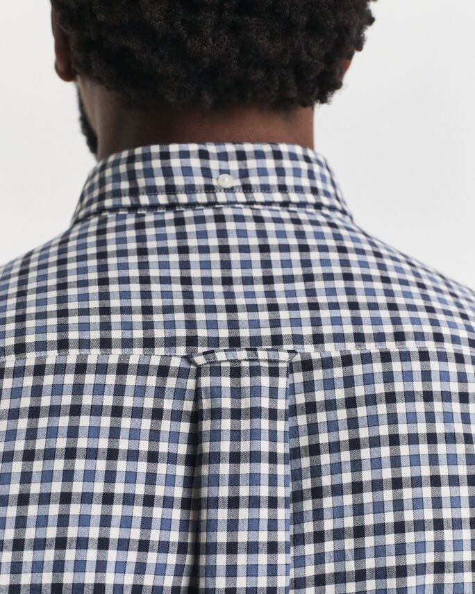 Chemise coupe regular en sergé vichy - GANT