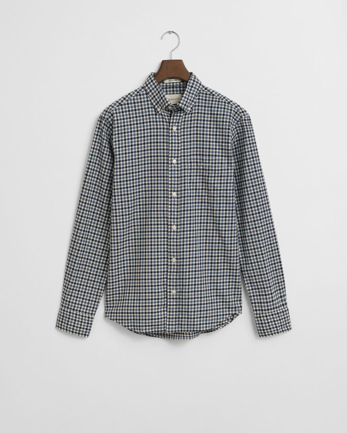 Chemise coupe regular en sergé vichy - GANT