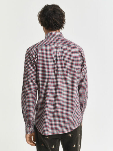 Chemise coupe regular en sergé vichy - GANT