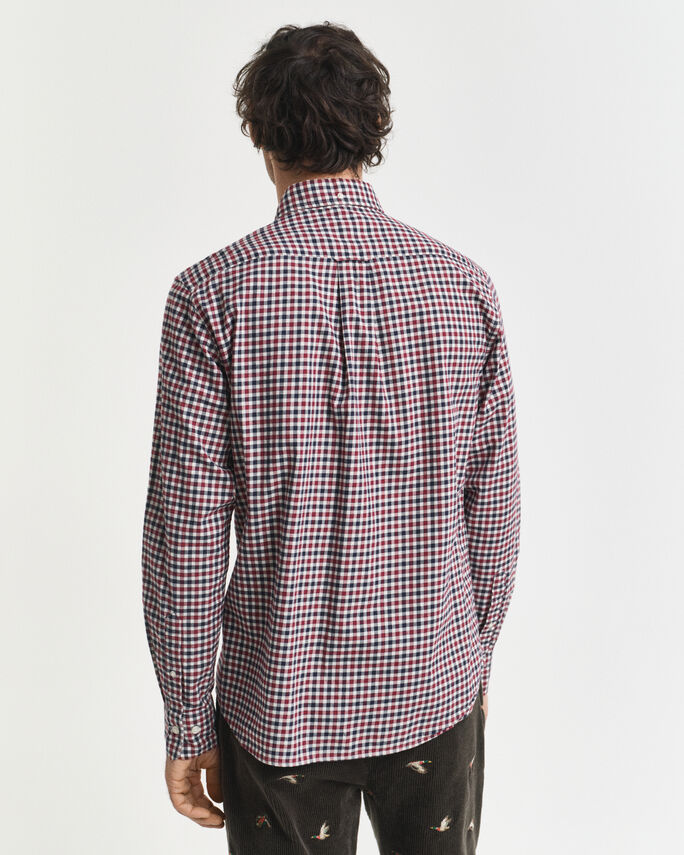 Chemise coupe regular en sergé vichy - GANT