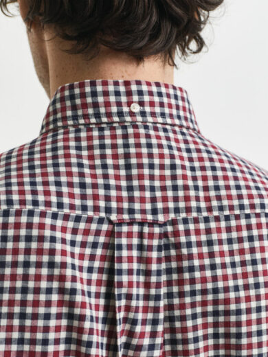 Chemise coupe regular en sergé vichy - GANT