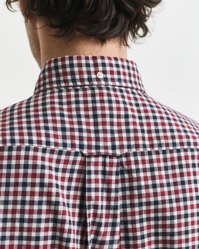 Chemise coupe regular en sergé vichy - GANT