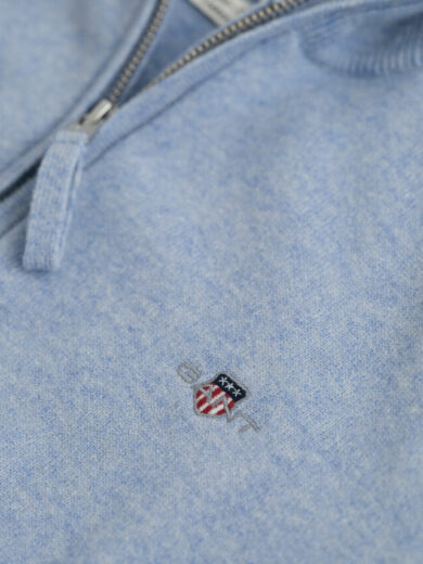 Pull à demi-zip en laine d'agneau - GANT