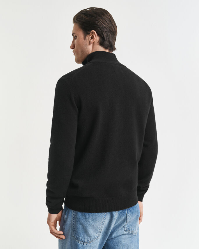 Pull à demi-zip en laine d'agneau - GANT