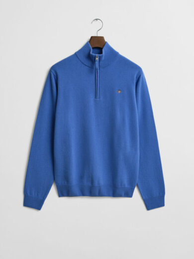 Pull à demi-zip en laine d'agneau - GANT