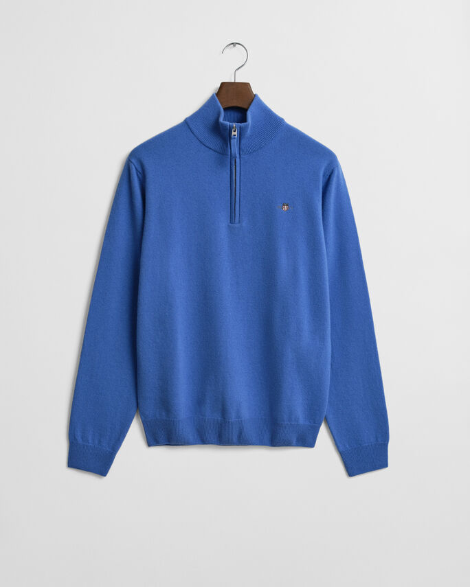 Pull à demi-zip en laine d'agneau - GANT