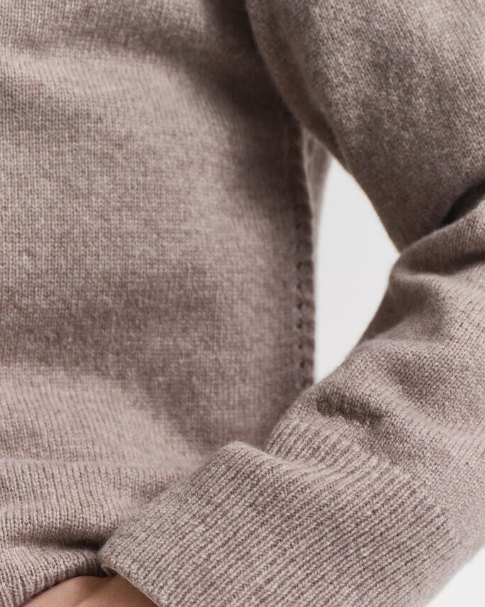 Pull col rond en laine et cachemire - GANT