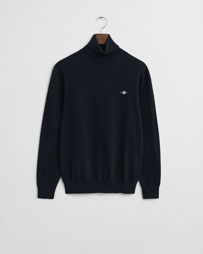 Pull col roulé en coton classique - GANT